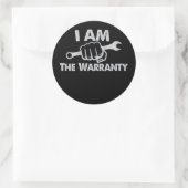 DIY自動整備士Iは保証 ラウンドシール (バッグ)