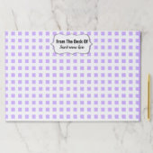 DIY色と名前のトレンディー正方形の線|紫 ペーパーパッド (インサイチュ)