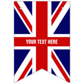 DIY英国連合ジャック国旗のパーティーバンティンバナー バンティングフラッグ (第2の旗)