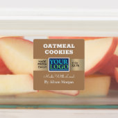 DIY製品名、フォトロゴ情報、タンウォータプルーフ ラベル (貼付)