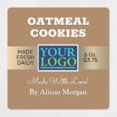 DIY製品名、フォトロゴ情報、タンウォータプルーフ ラベル (デザイン2)