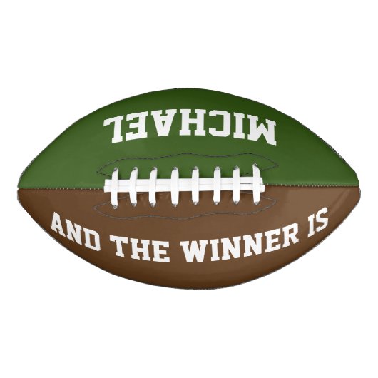 DIY -あなたの単語及び背景色だけ加えて下さい アメリカンフットボール (正面)