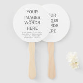 DIY （その他のオプション） - ハンドファン (正面&裏面)