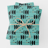 DIY -カスタムカラー – 世紀中頃モダン ラッピングペーパーシート (インサイチュ)