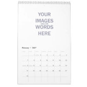 DIY – カレンダー（中） カレンダー (2月 2027)