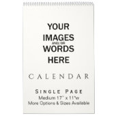 DIY – カレンダー(中) カレンダー (カバー)