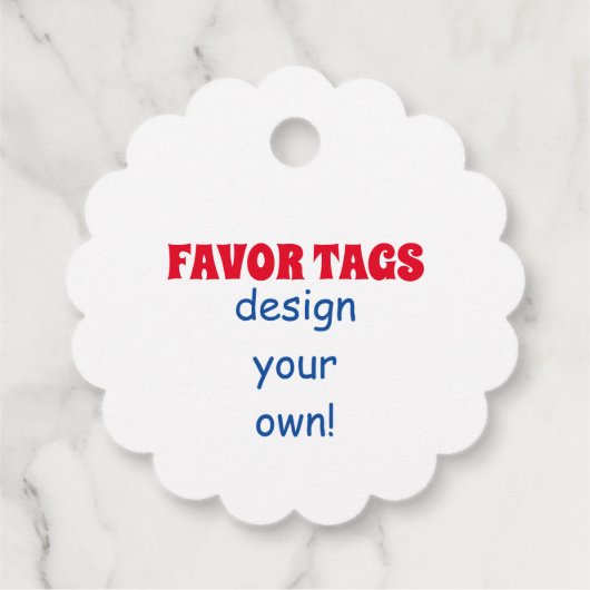 DIY ギフトタグ 多種多様な形状 両面印刷 フェイバータグ (裏面)