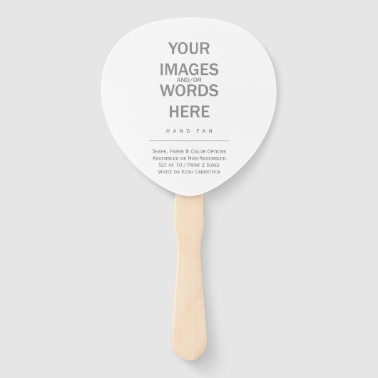 DIY （シェイプオプション） - ハンドファン (正面)