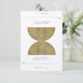 DIY スコアアンドフォールドテント ウェディング プレースカード (スタンド正面)