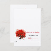 DIY スコアアンドフォールドテント ウェディング プレースカード (正面/裏面)