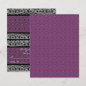 DIY スコアアンドフォールドテント ウェディング プレースカード (正面/裏面)