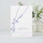 DIY スコアリング＆フォールディング テント ウェディング プレース カード (スタンド正面)