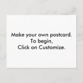 DIY -デザイン独自のはがきを作成 ポストカード (正面)