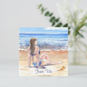 ～☆ DIY トロピカルビーチ AR29 ジェネリック どんなイベントでも 招待状 (スタンド正面)