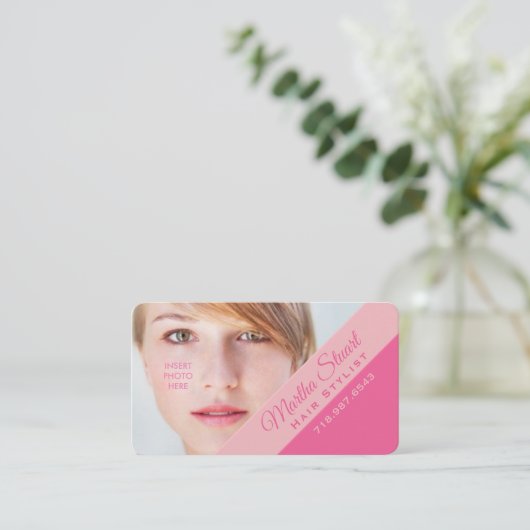 DIY -フォト挿入/名刺 名刺 (スタンド正面)