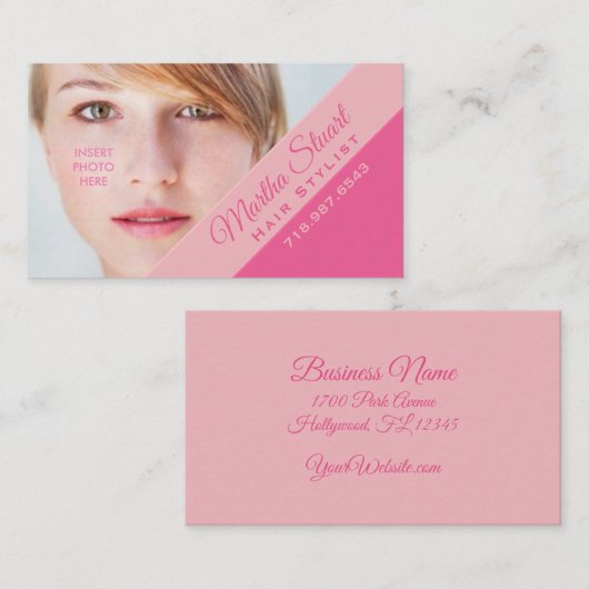 DIY -フォト挿入/名刺 名刺 (正面/裏面)