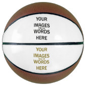 DIY – フルサイズバスケットボール バスケットボール (正面)