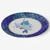 DIY、マーメイドパーソナライズされたテーマパーティー用品 ペーパープレート (アングル)