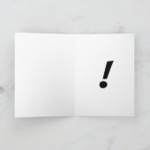 DIY モダン DJ誕生日カード カード (内部)