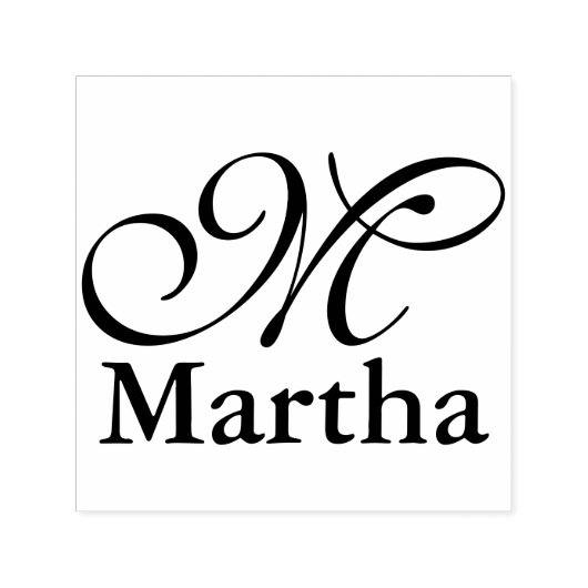 DIY – 単なるモノグラム/名前 セルフインキングスタンプ (デザイン)