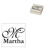 DIY – 単なるモノグラム/名前 ラバースタンプ (押印)