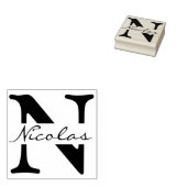 DIY – 単なるモノグラム/名前 ラバースタンプ (押印)