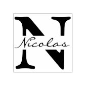 DIY – 単なるモノグラム/名前 ラバースタンプ (インプリント)