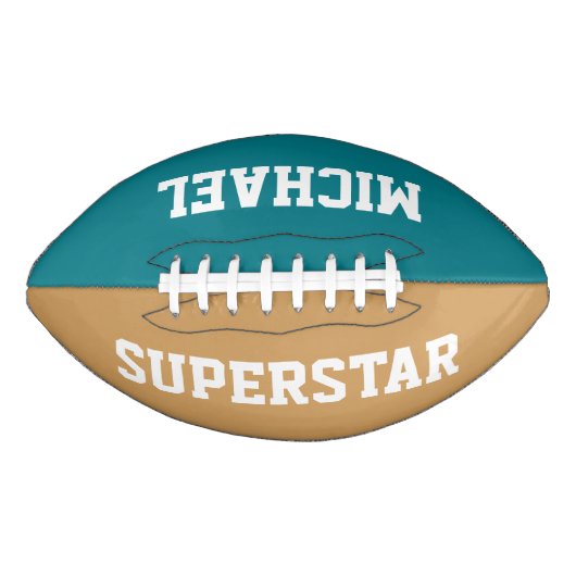 DIY – 単語と背景の色を追加 アメリカンフットボール (正面)