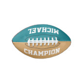 DIY – 単語と背景色だけを追加 アメリカンフットボール (正面)