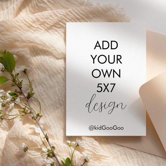 DIY 招待状 | 自行印刷 | 上传您自己的