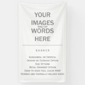 DIY - 横断幕 (縦)