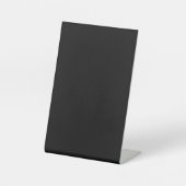 DIY:独自のイメージまたは文字をデザインプラスチックテーブルに追加 台座サイン (正面)