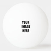DIY、独自のイメージを追加する、ここにあなたのイメージ 卓球ボール (正面)