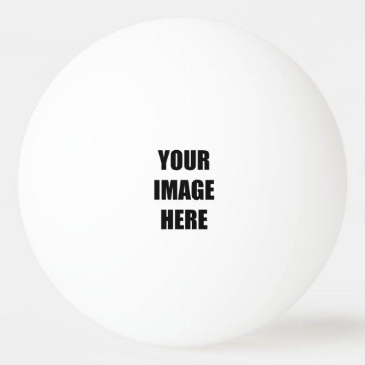 DIY、独自のイメージを追加する、ここにあなたのイメージ 卓球ボール (正面)