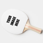 DIY、独自のイメージを追加する、ここにあなたのイメージ 卓球ラケット (横)