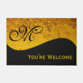 DIY – 独自のサイン、モノグラム、文字を追加 ドアマット (正面)