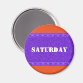 DIY – 独自の文字または署名の追加:平日の例 マグネット (正面/裏面)