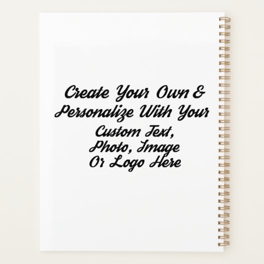 DIY、独自の緩和曲線をカスタム作パーソナライズされた成 プランナー手帳 (裏面)