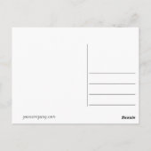 DIY、自分で作成、自分の写真やテキストを追加 ポストカード (裏面)