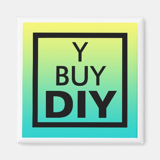 DIY、自分で マグネット (正面)