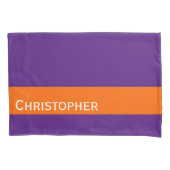 DIY – 自分のサイン、写真、名前を追加 枕カバー (正面左)