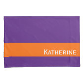 DIY – 自分のサイン、写真、名前を追加 枕カバー (正面右)