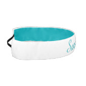 DIY – 自分のサイン、写真、名前、バックガーを追加。 アスレチックヘッドバンド (左)