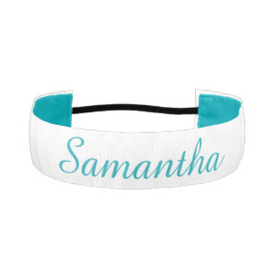 DIY – 自分のサイン、写真、名前、バックガーを追加。 アスレチックヘッドバンド