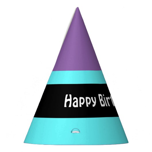 DIY – 自分のサイン、写真、名前、色を追加 パーティーハット (左)