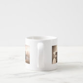 DIY 3フォトコラージュ|友人の家族企業の| エスプレッソカップ (裏面)