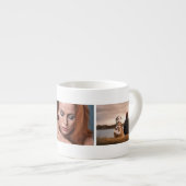 DIY 3フォトコラージュ|友人の家族企業の| エスプレッソカップ (正面右)