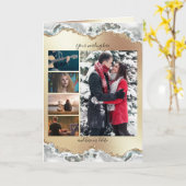 DIY 5写真 |ロマンチックなゲ結婚ード カード (黄色い花)