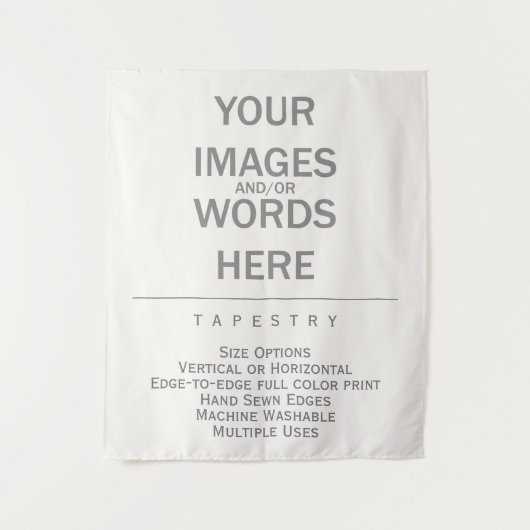 DIY - 50" x 60" タペストリー (正面)