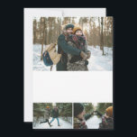 DIY 5x7 3枚写真コラージュテンプレート セーブザデート<br><div class="desc">モダンな3枚写真コラージュテンプレート</div>